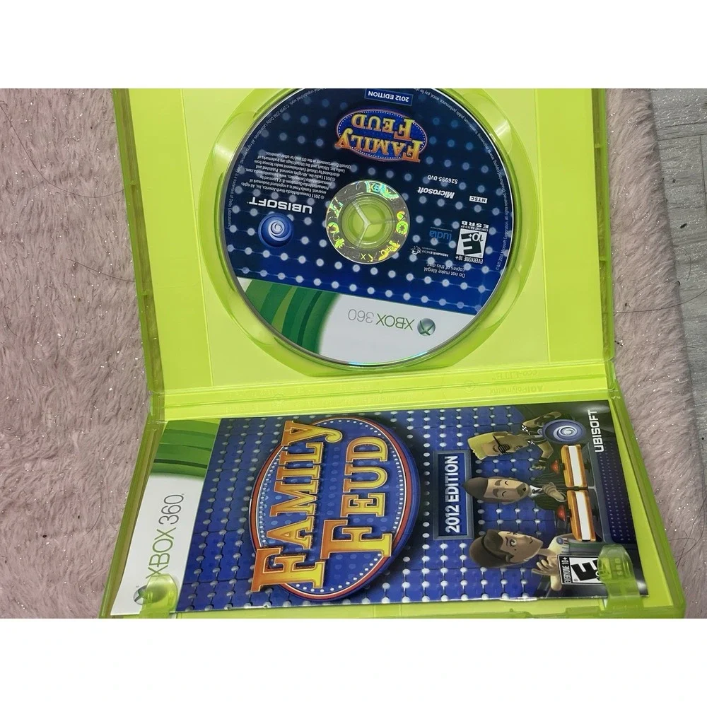 Family Feud: 2012 Edition (Xbox‎ 360) Complete CIB w/ Manual & Tested